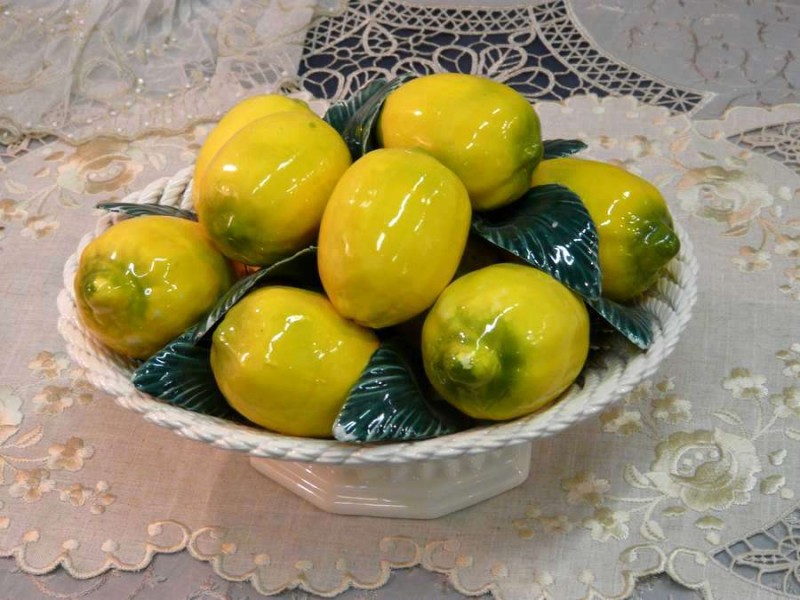 Композиция - Корзина с лимонами