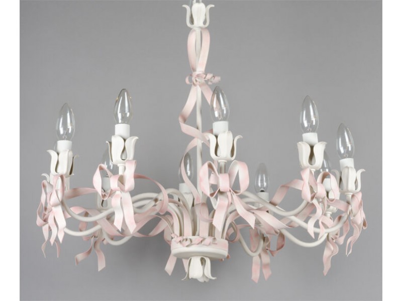 Люстра подвесная EUROLAMPART флористика rosa sfumato 10 ламп